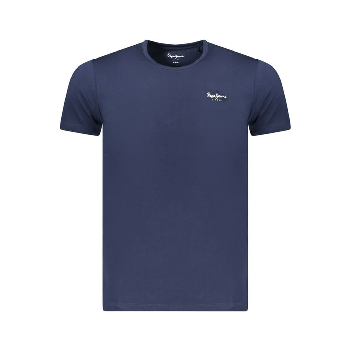 Pepe Jeans Blu Cotton Men T-Shirt