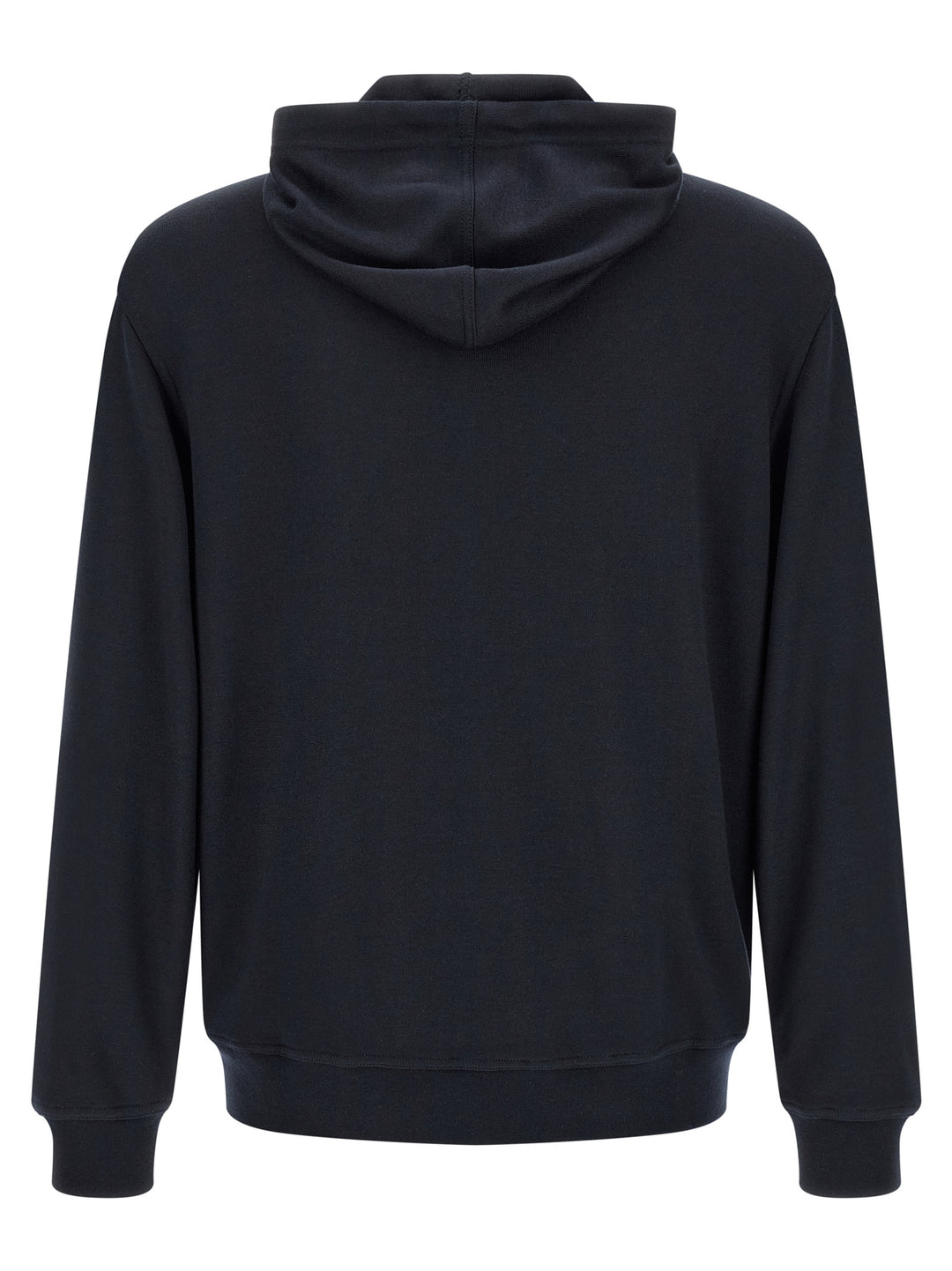 Brunello Cucinelli Blue Cashmere Sweatshirt