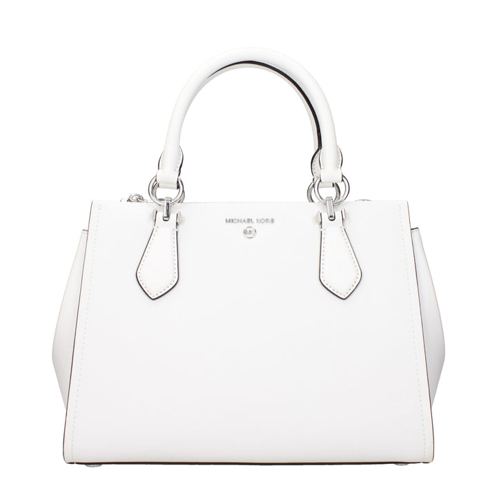 Michael Kors White Leather Handbag