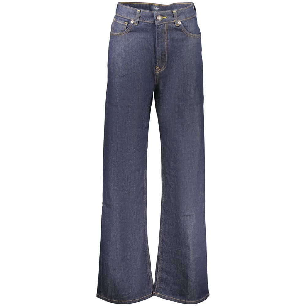 Pepe Jeans Blue Cotton Women&