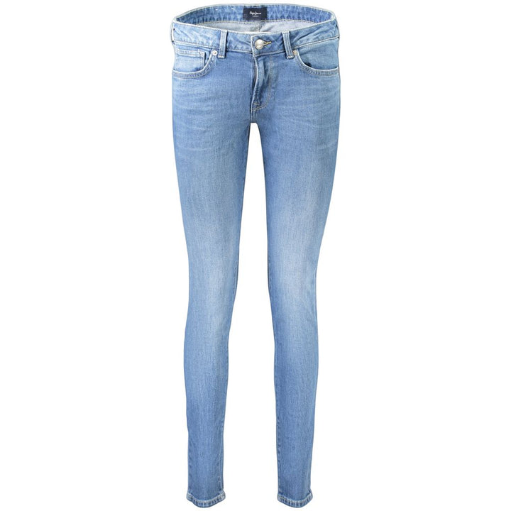 Pepe Jeans Blue Cotton Women&