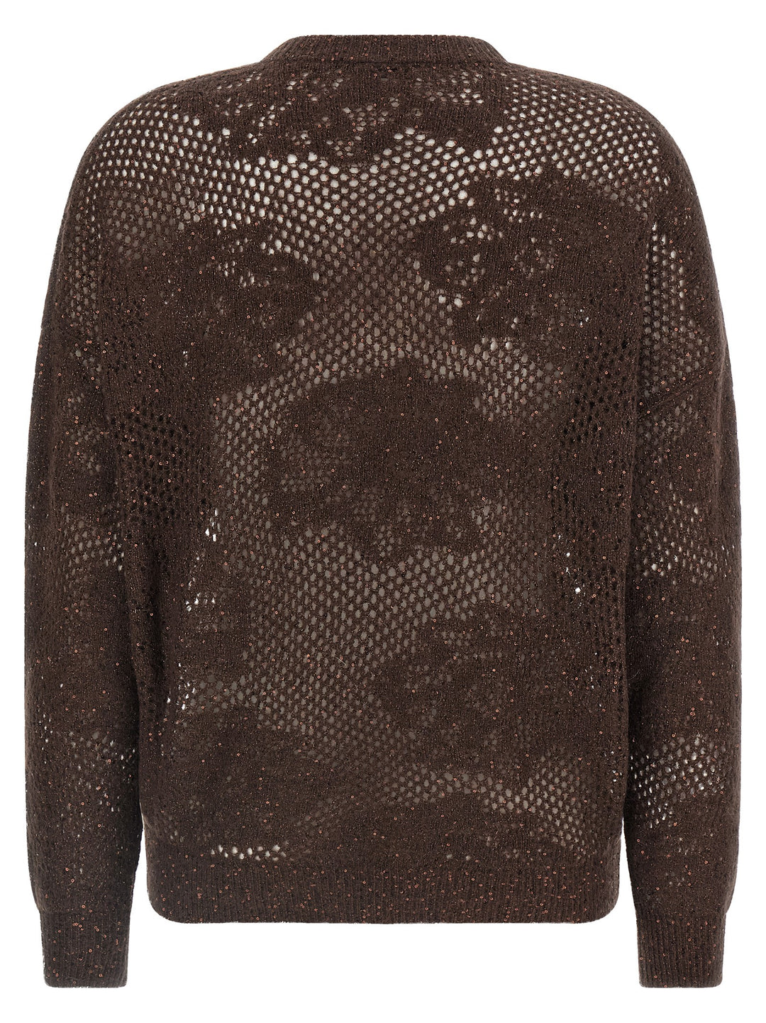 Brunello Cucinelli Brown Nylon Cardigan