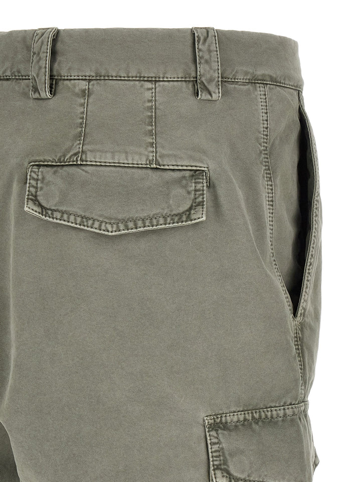 Brunello Cucinelli Bicolor Cotton Cargo Pants