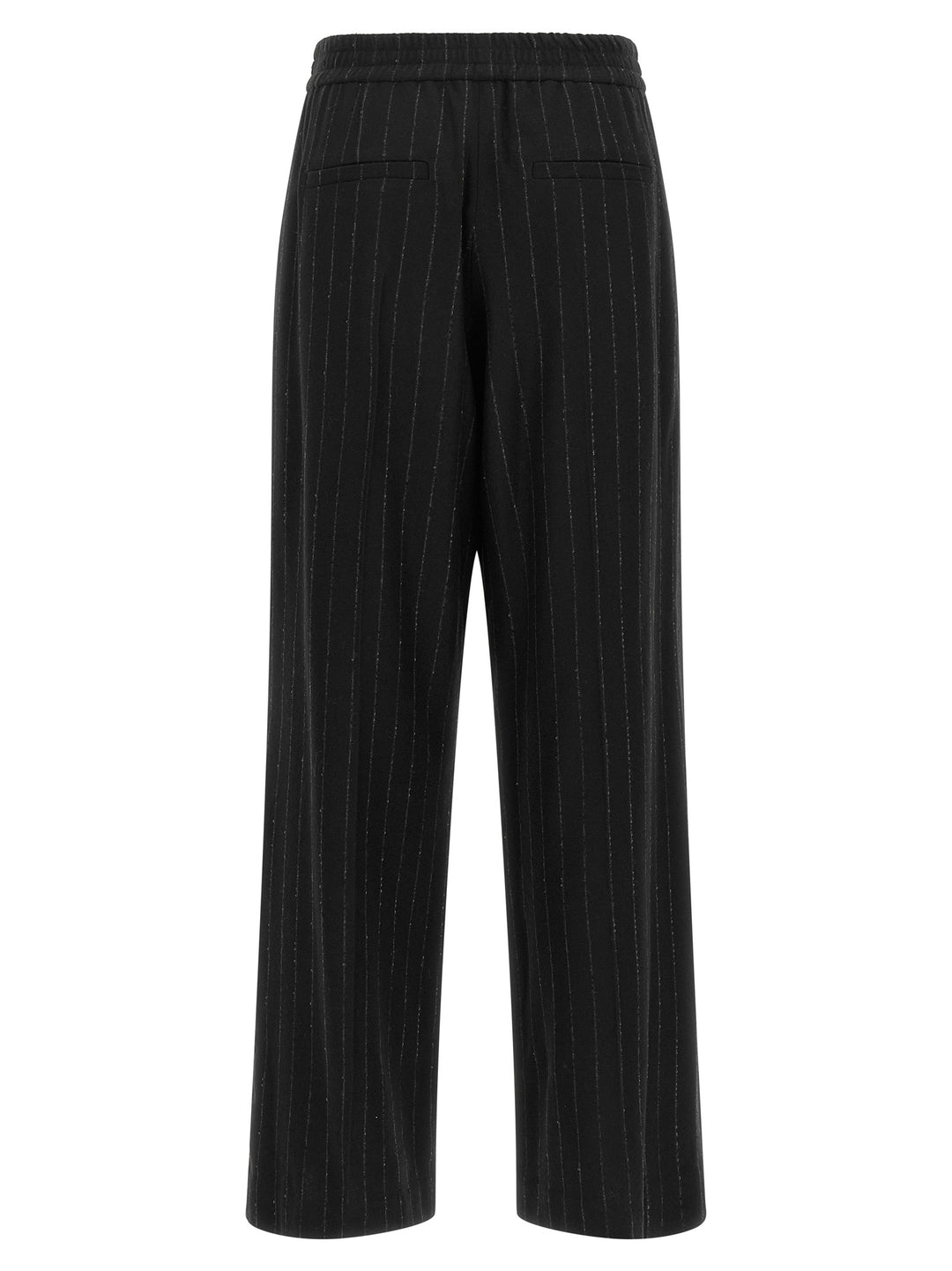 Brunello Cucinelli Blue Virgin Wool Casual Pants