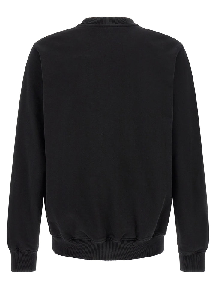 Casablanca Black Organic Cotton Sweatshirt