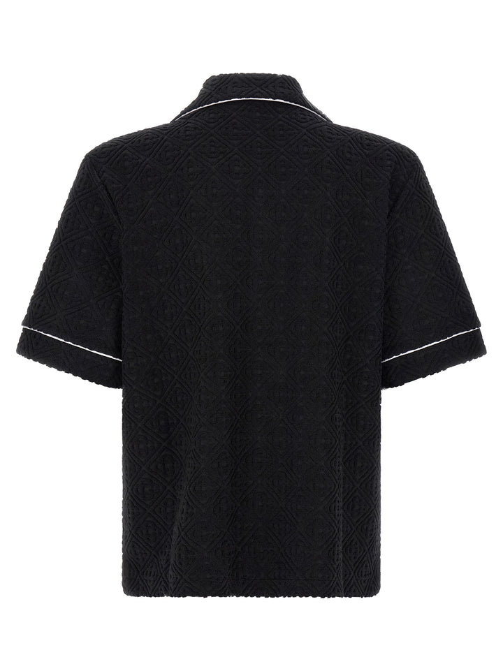 Casablanca Black Cotton Pattern Shirt