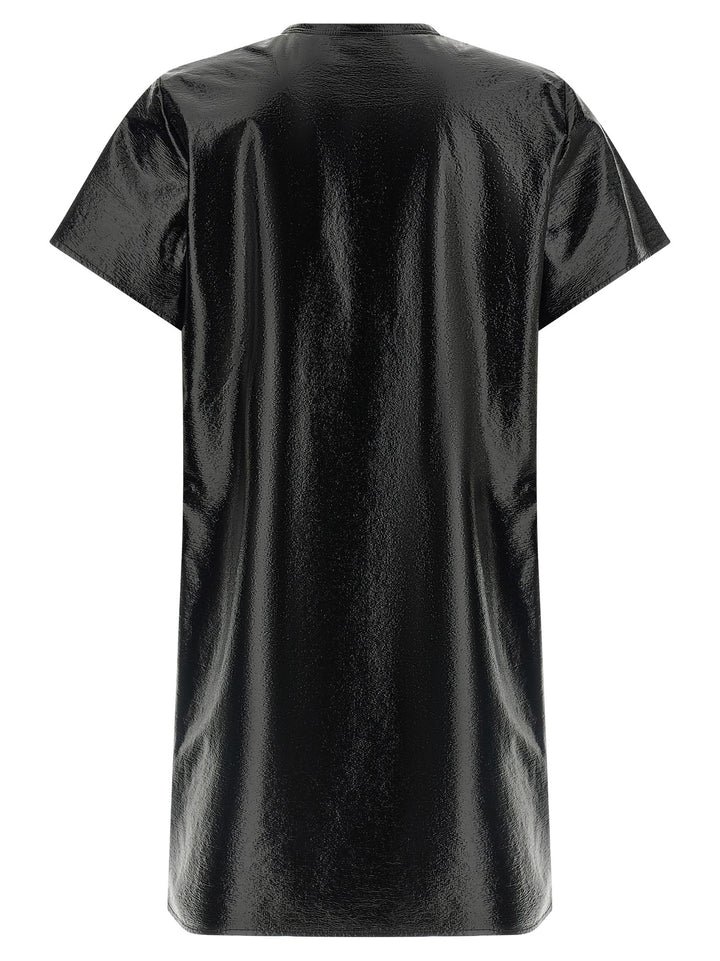 Courrèges Black Viscose Short Dress