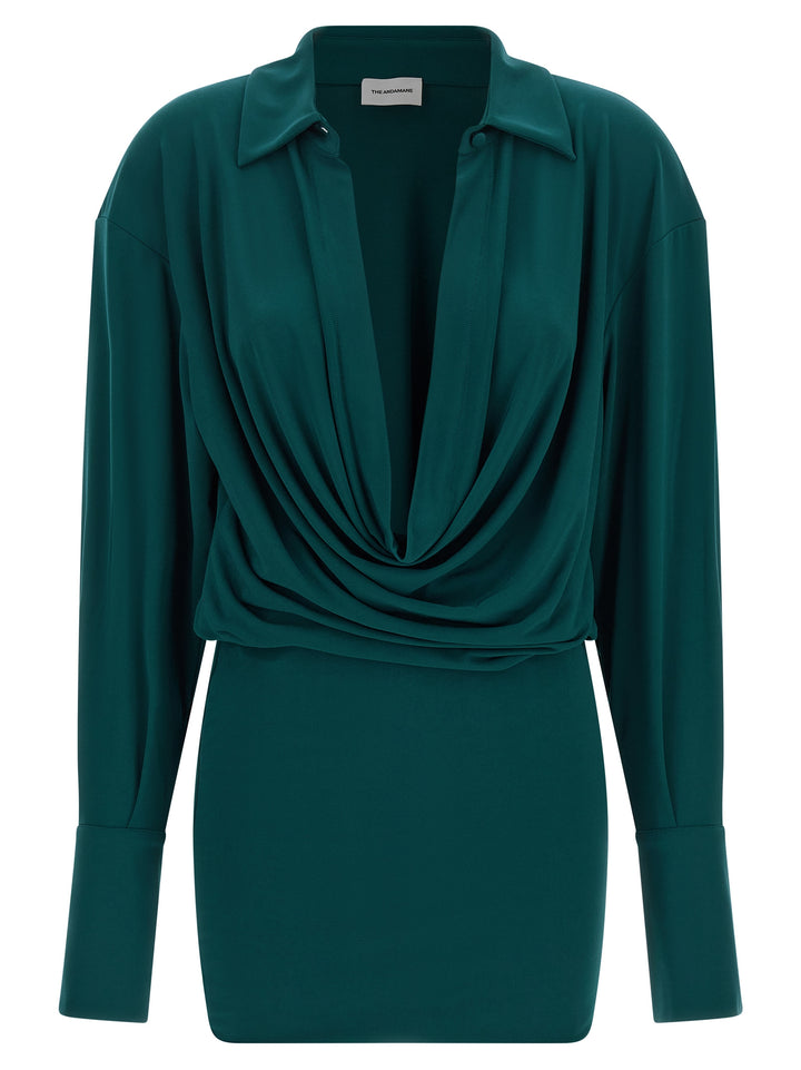 The Andamane Bicolor Polyester Short Dress