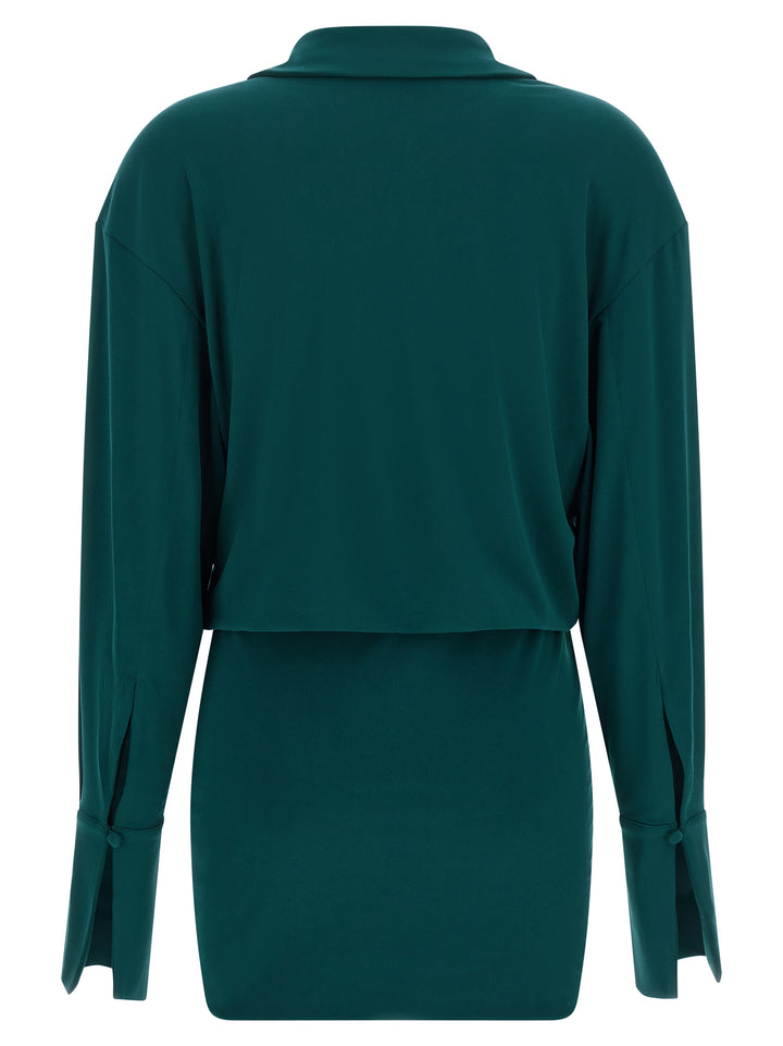 The Andamane Bicolor Polyester Short Dress