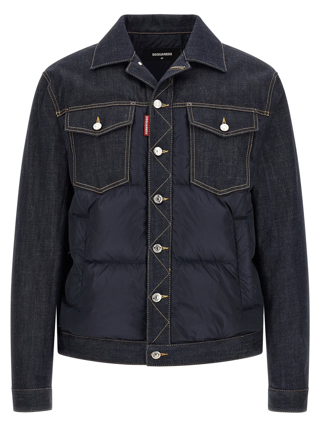 Dsquared² Blue Cotton Denim Jacket