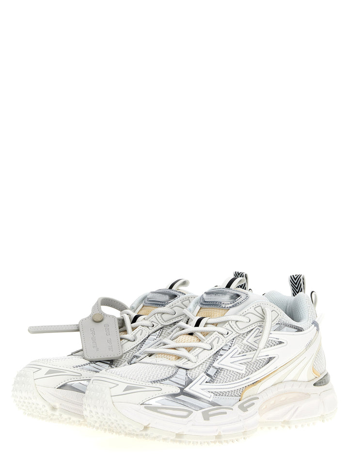 Off-White White Polyethylene Athletic Sneakers