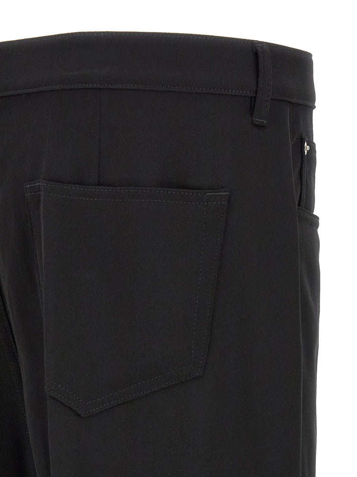 Rick Owens Black Cotton Relaxed Fit Jeans