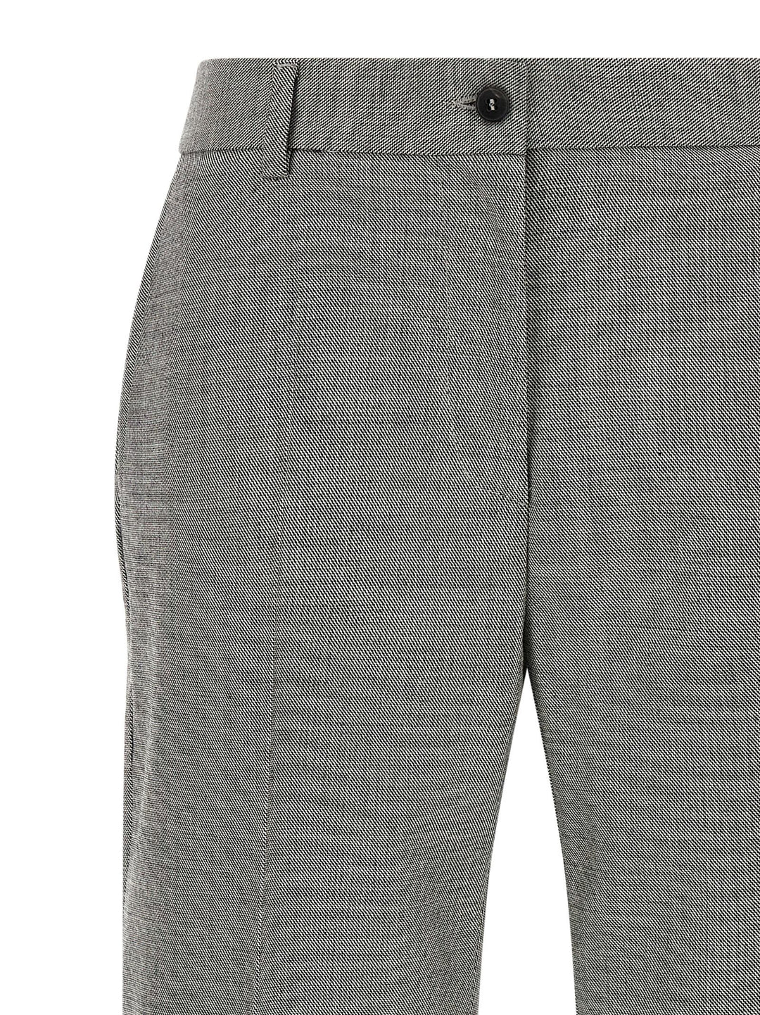 Alberto Biani Gray Wool Flared Pants