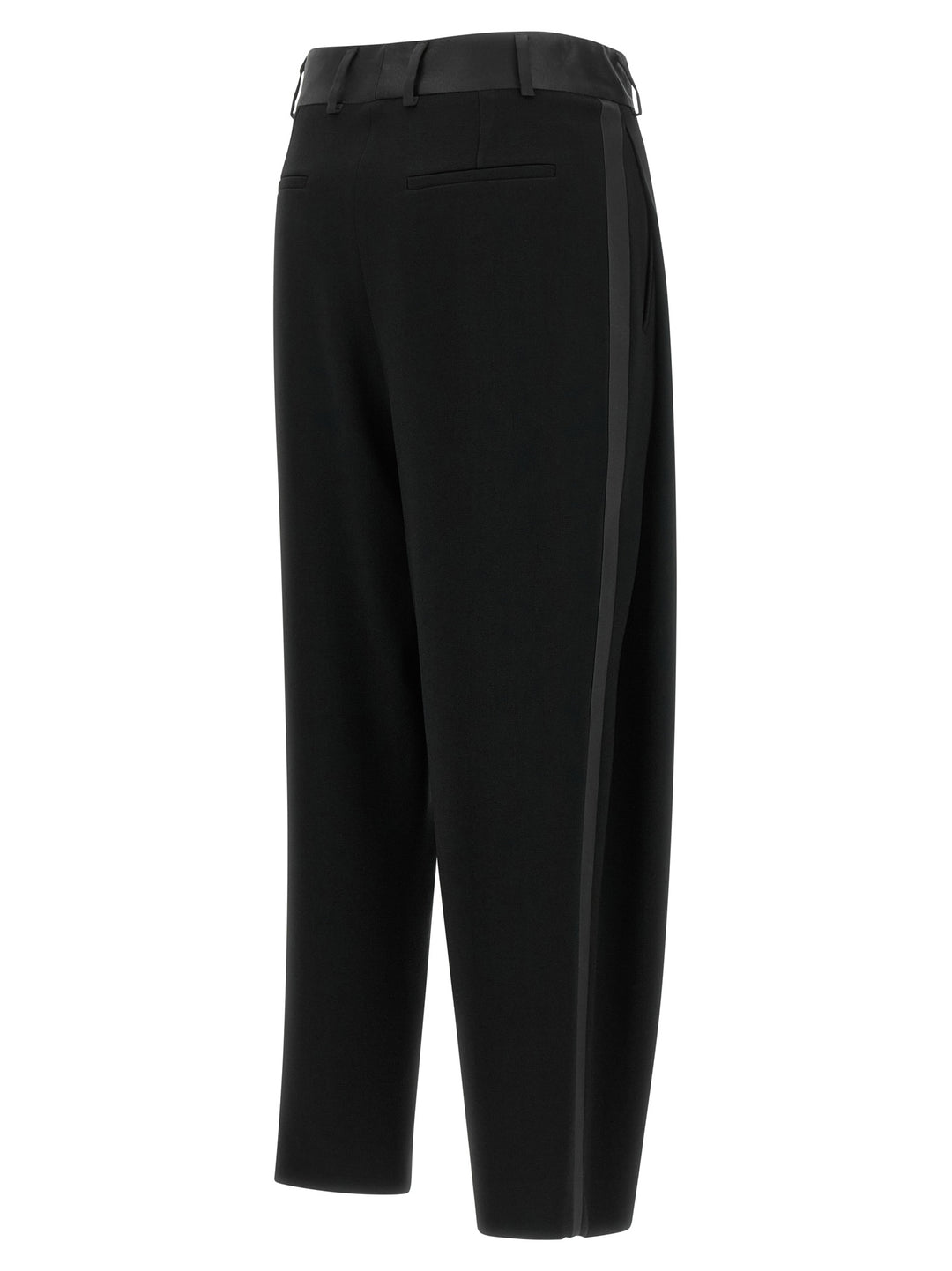 Alberto Biani Black Triacetate Dress Pants