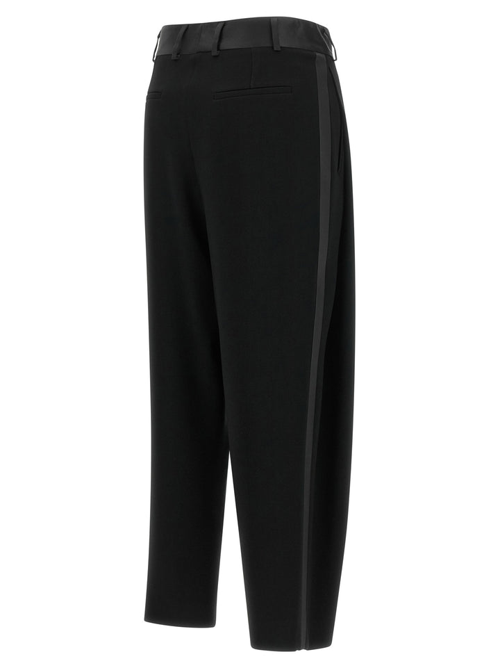 Alberto Biani Black Triacetate Dress Pants