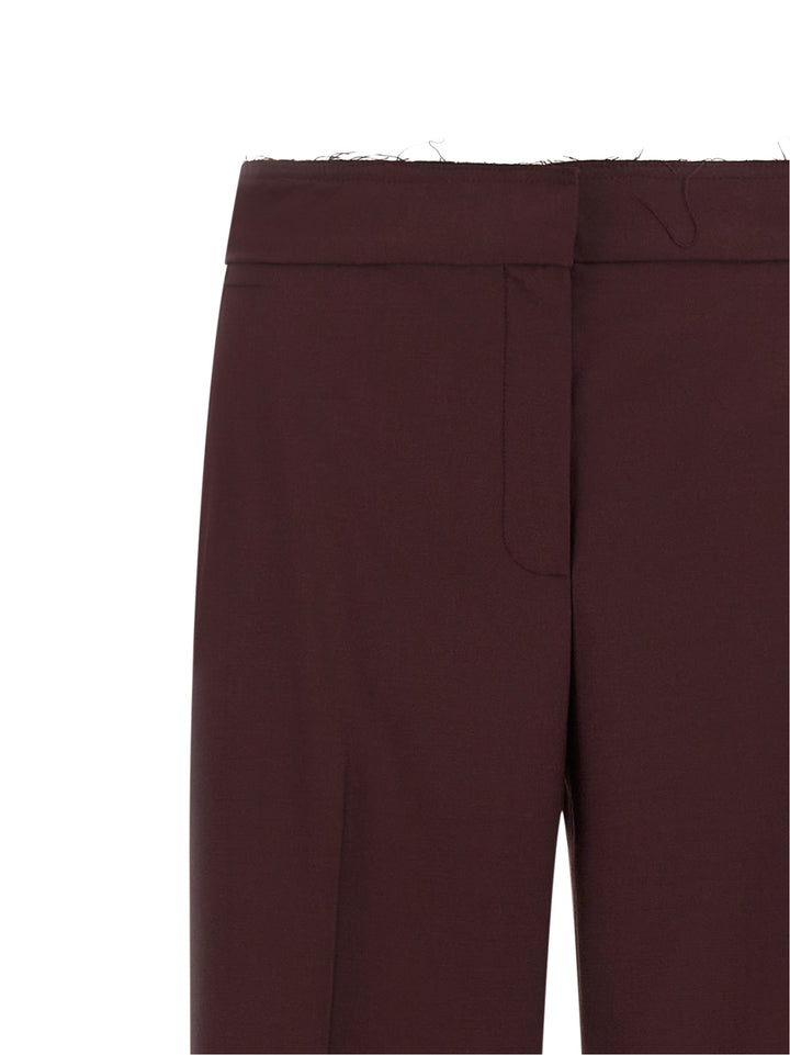 Gianluca Capannolo Purple Polyester Pants