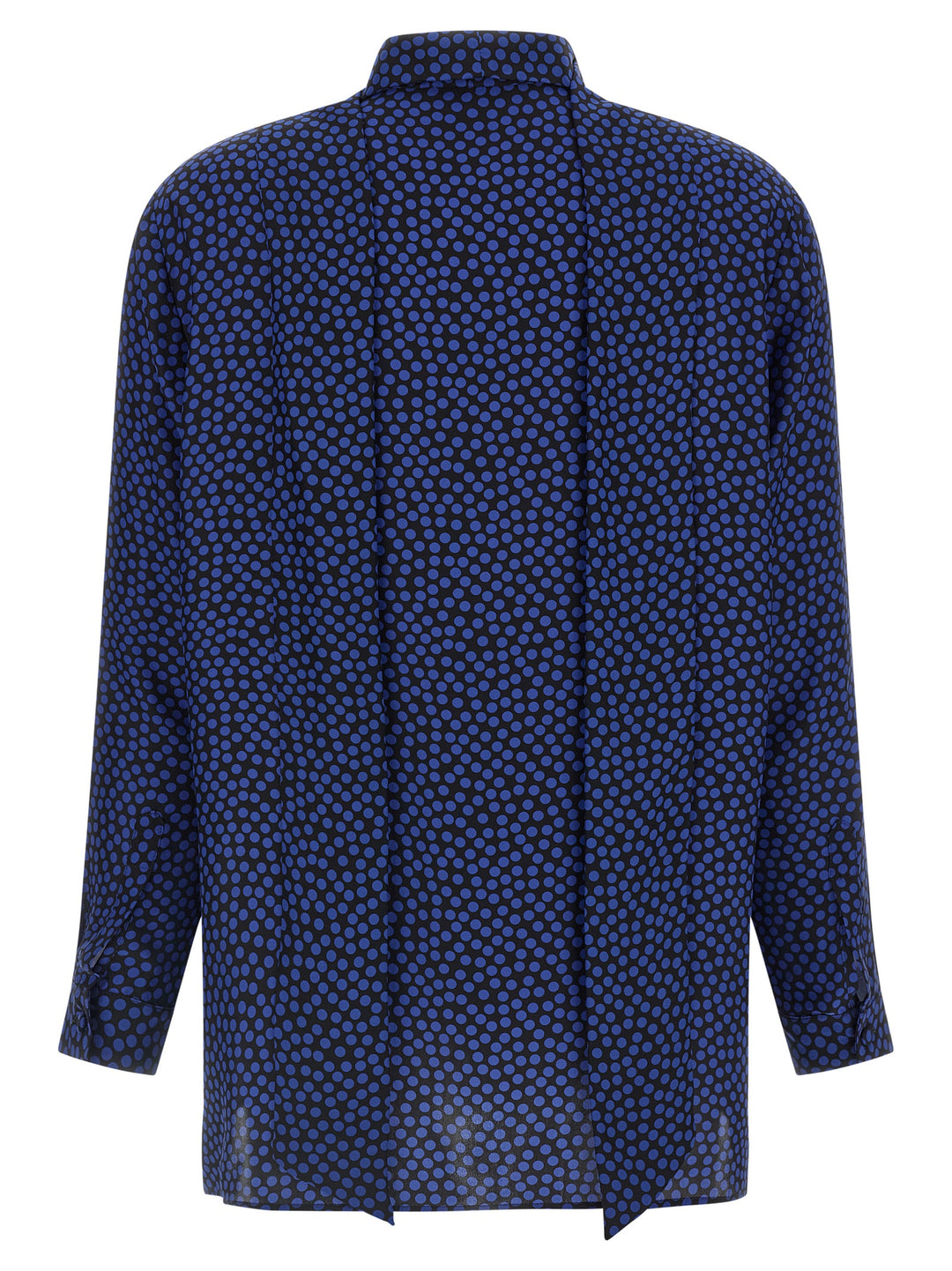 Gianluca Capannolo Blue Silk Blouse