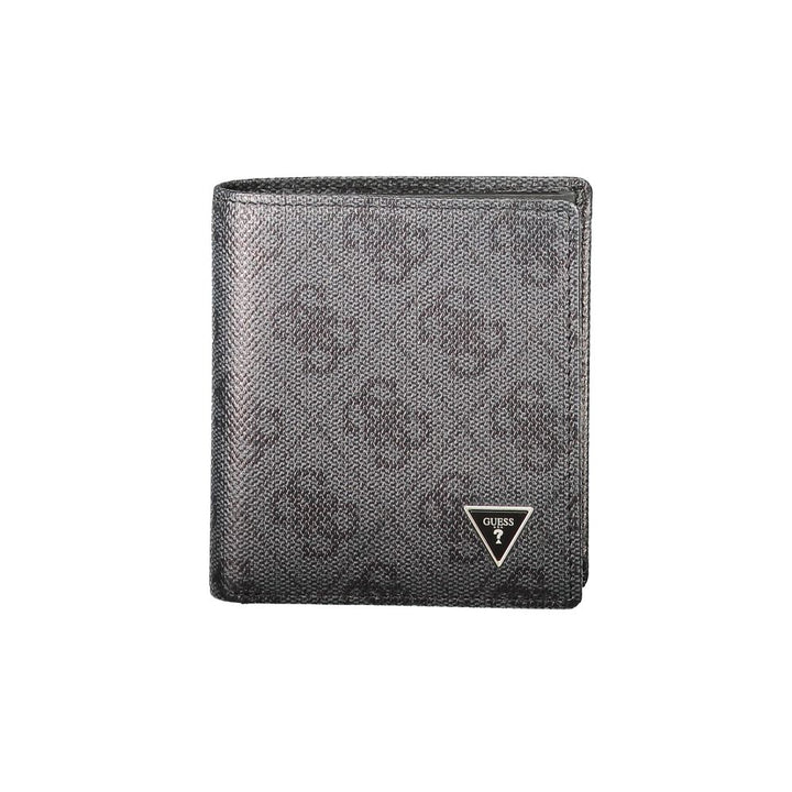 Guess Jeans Black Leather Men&