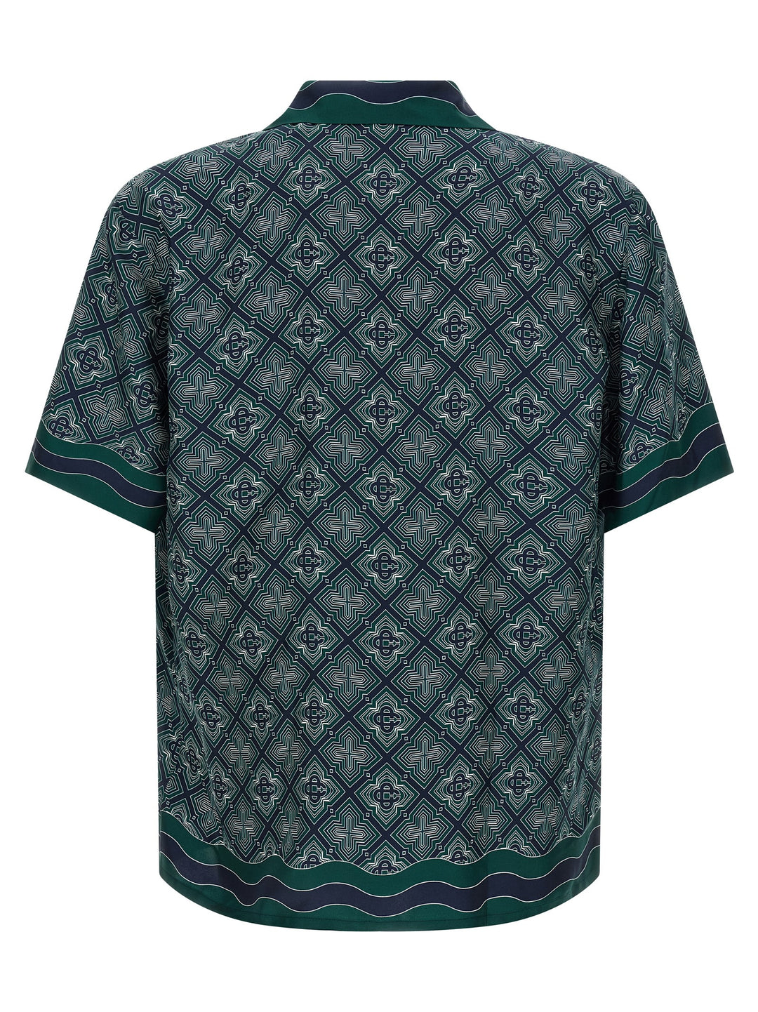 Casablanca Bicolor Silk Blouse