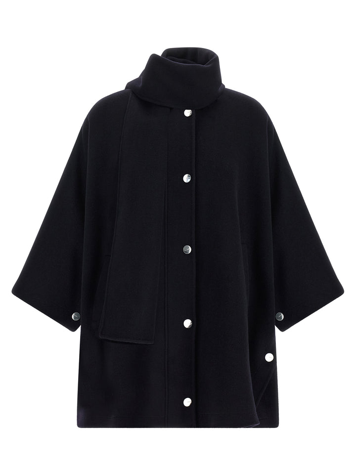 PINKO Blue Wool Coat