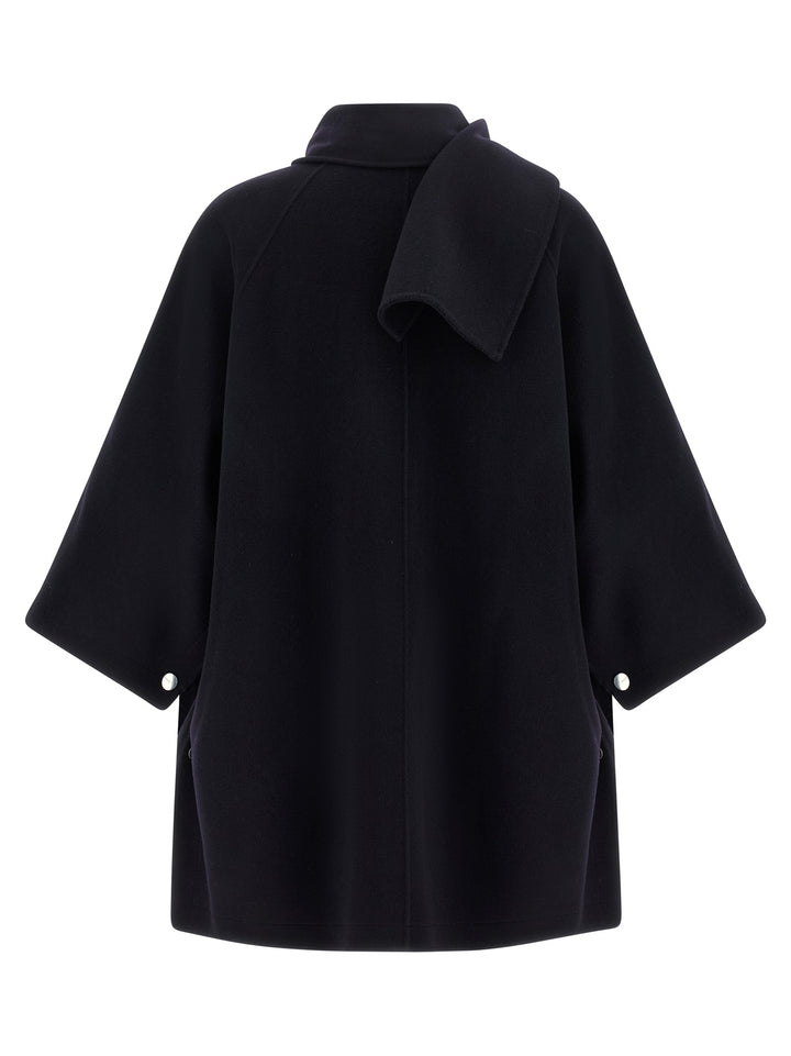 PINKO Blue Wool Coat