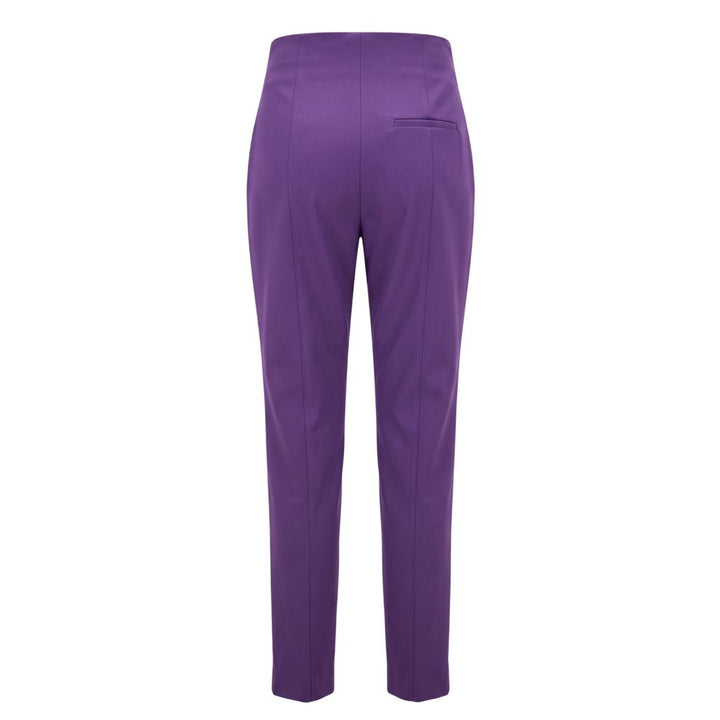 Trussardi Jeans Purple Viscose Women Pants