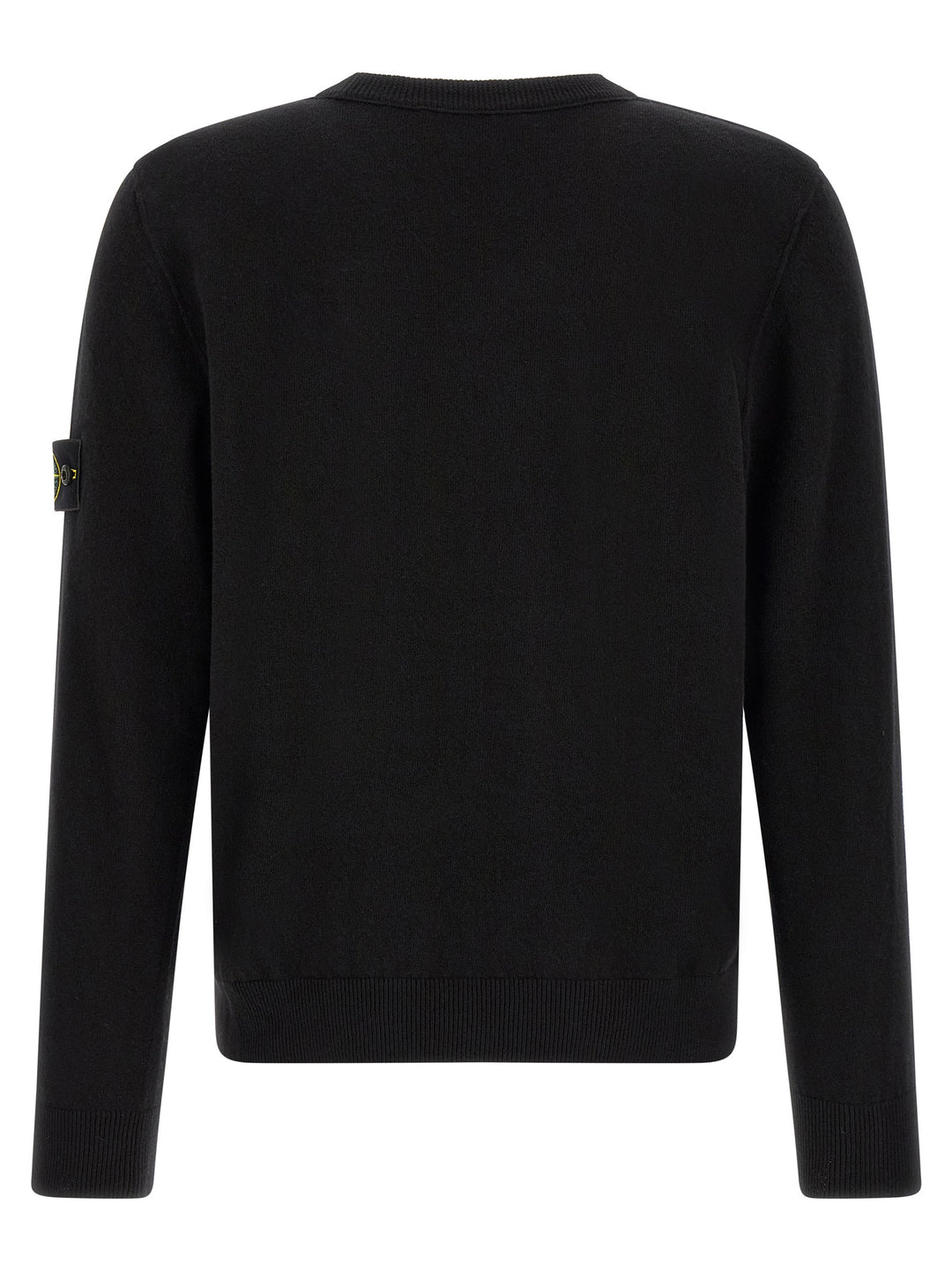 Stone Island Black Virgin Wool Cardigan