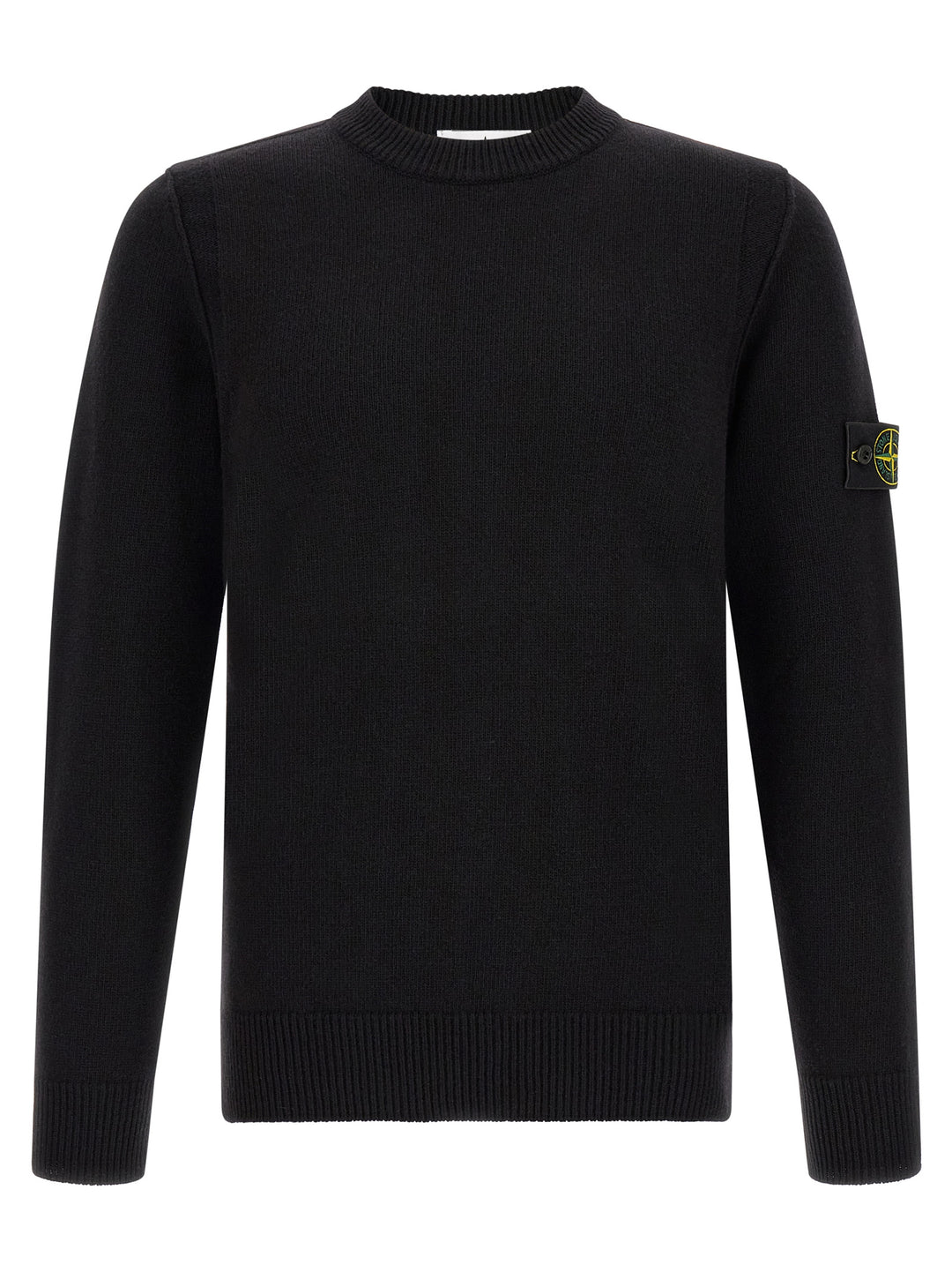 Stone Island Black Virgin Wool Cardigan