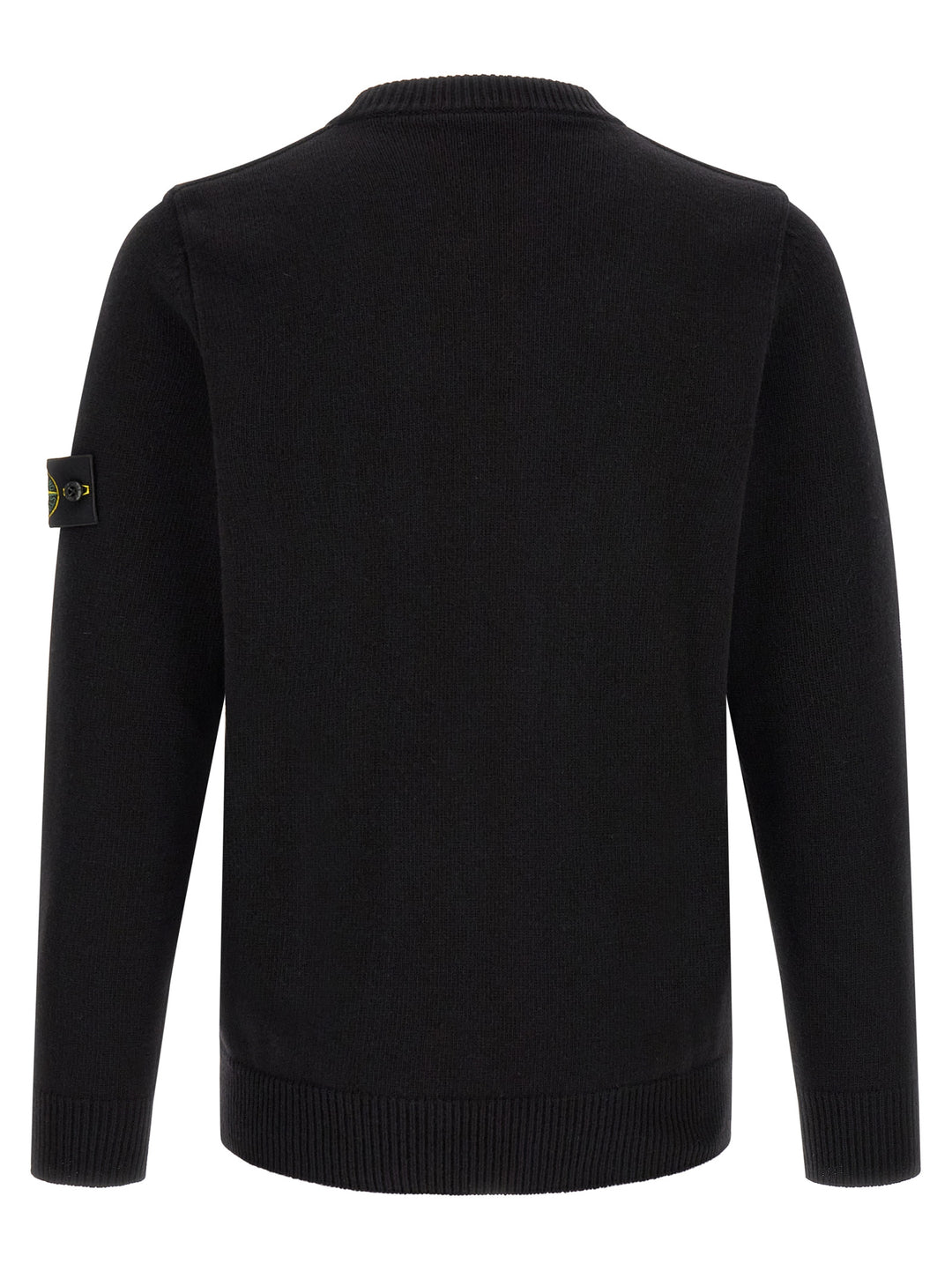 Stone Island Black Virgin Wool Cardigan