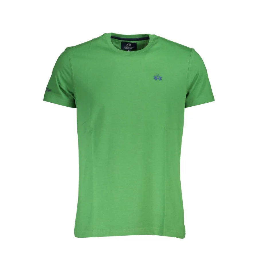 La Martina Verde Cotton Men T-Shirt