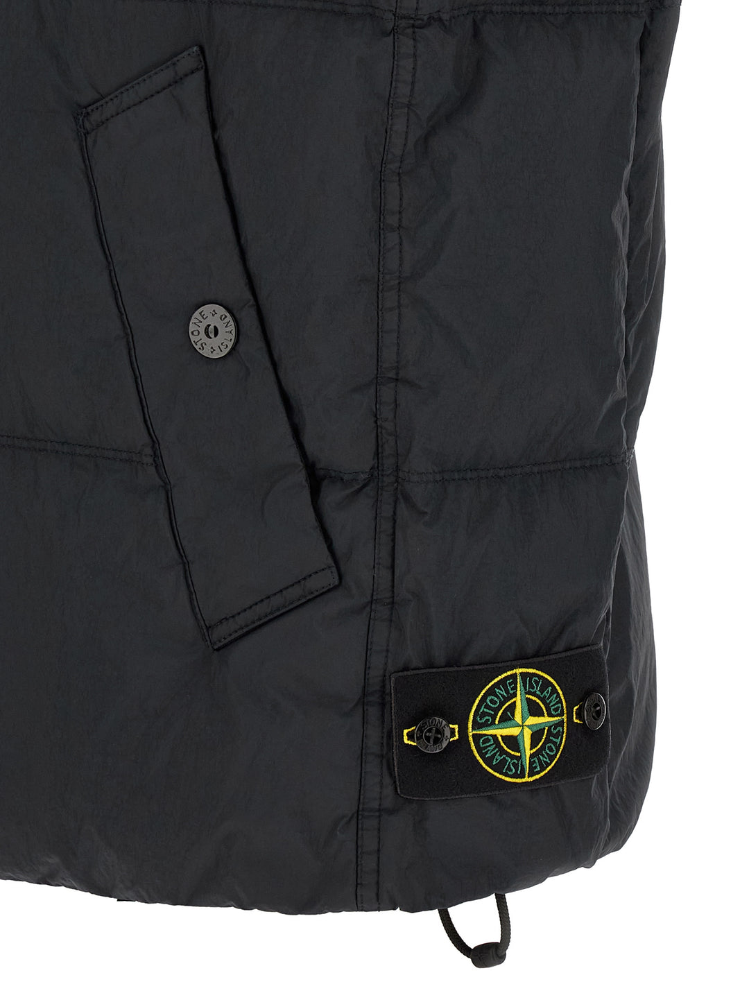 Stone Island Blue Polyamide Sleeveless Jacket