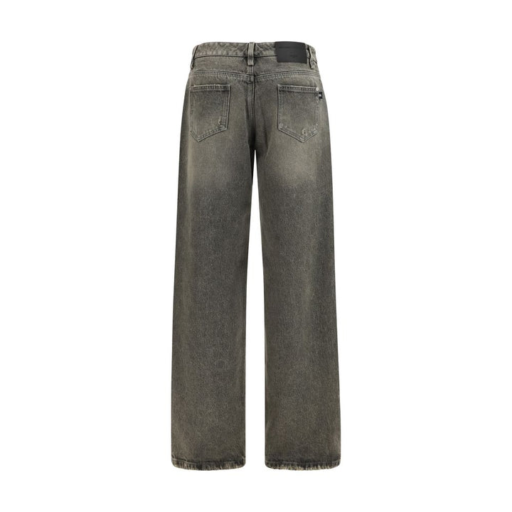 Ermanno Scervino Gray Cotton Relaxed Fit Jeans
