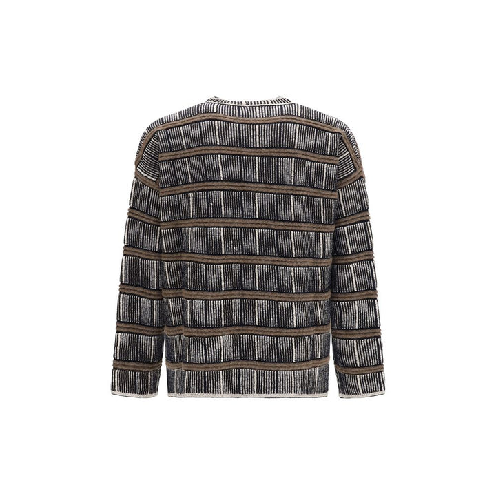 Giorgio Armani Blue Silk Sweatshirt