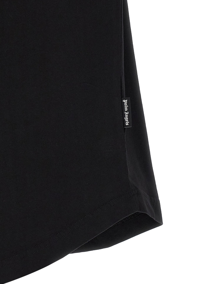 Palm Angels Black Cotton T-Shirt