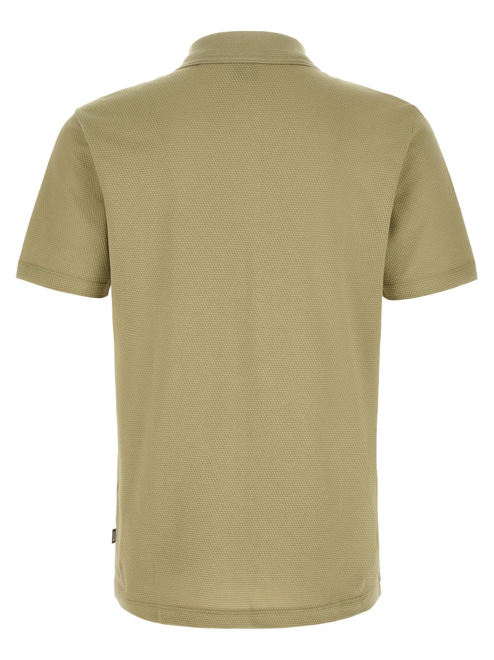Hugo Boss Beige Cotton Polo Shirt