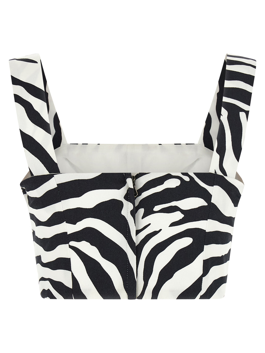 Dolce &amp; Gabbana Bicolor Cotton Tank Tops