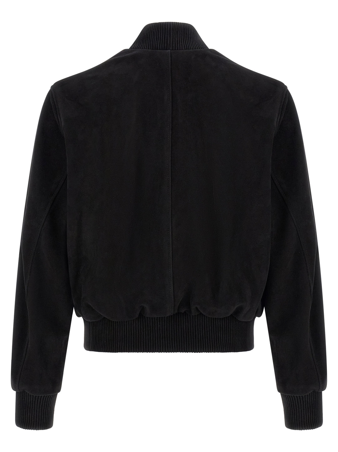 Ami Paris Black Goatskin Bomber