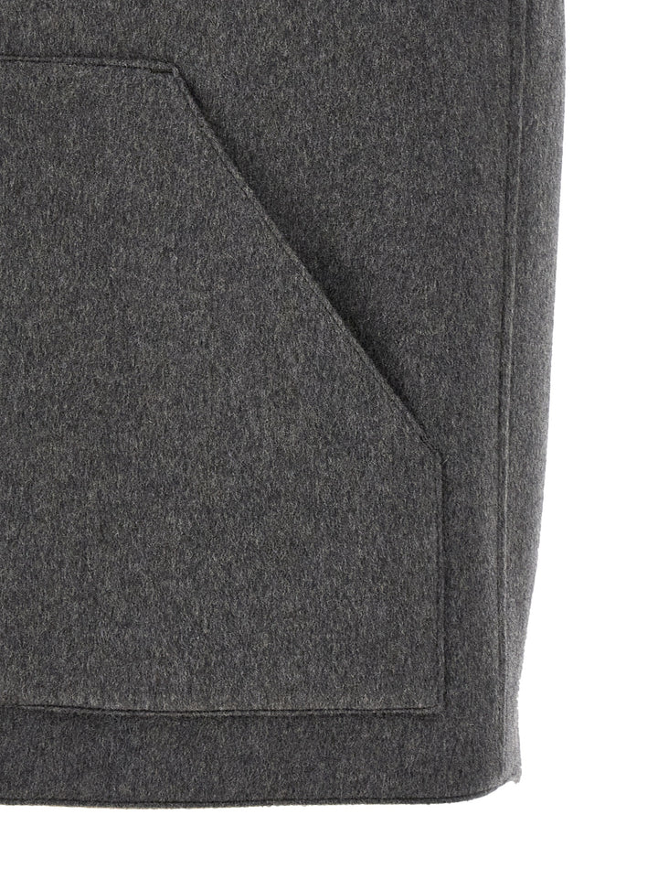 Lardini Gray Virgin Wool Sleeveless Jacket
