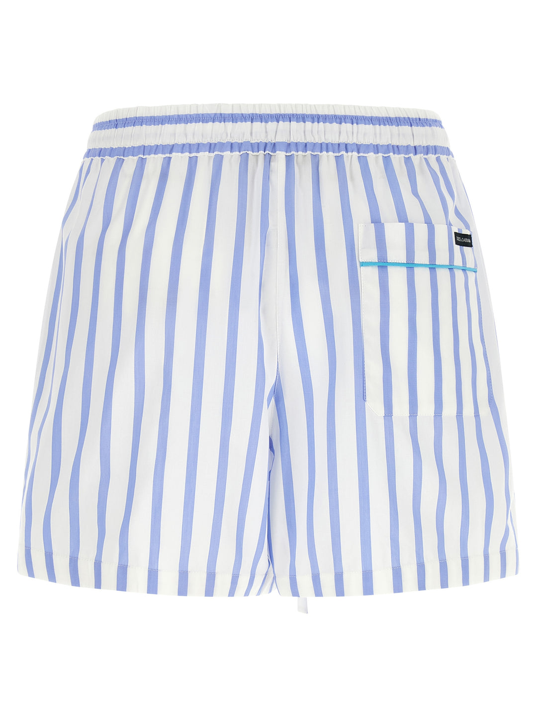 Dolce &amp; Gabbana Blue Cotton Bermuda Shorts
