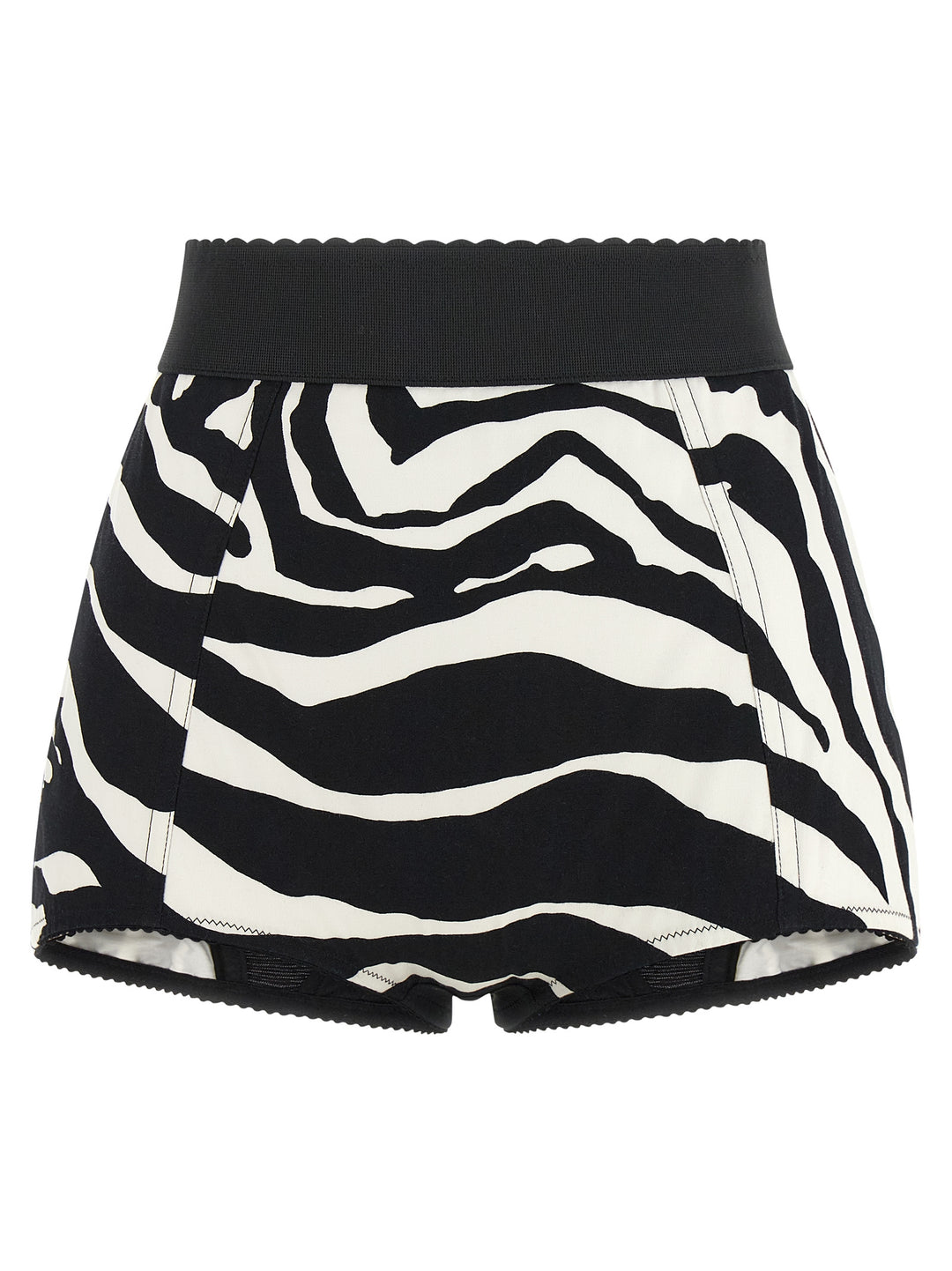 Dolce &amp; Gabbana Bicolor Cotton Bermuda Shorts