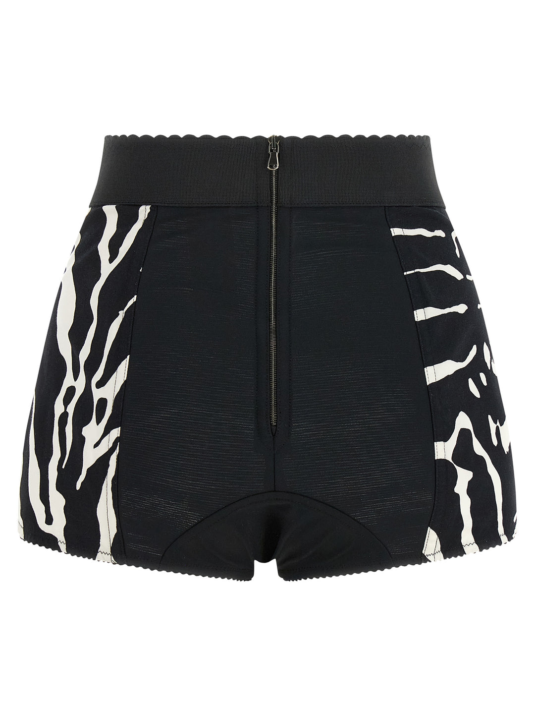 Dolce &amp; Gabbana Bicolor Cotton Bermuda Shorts