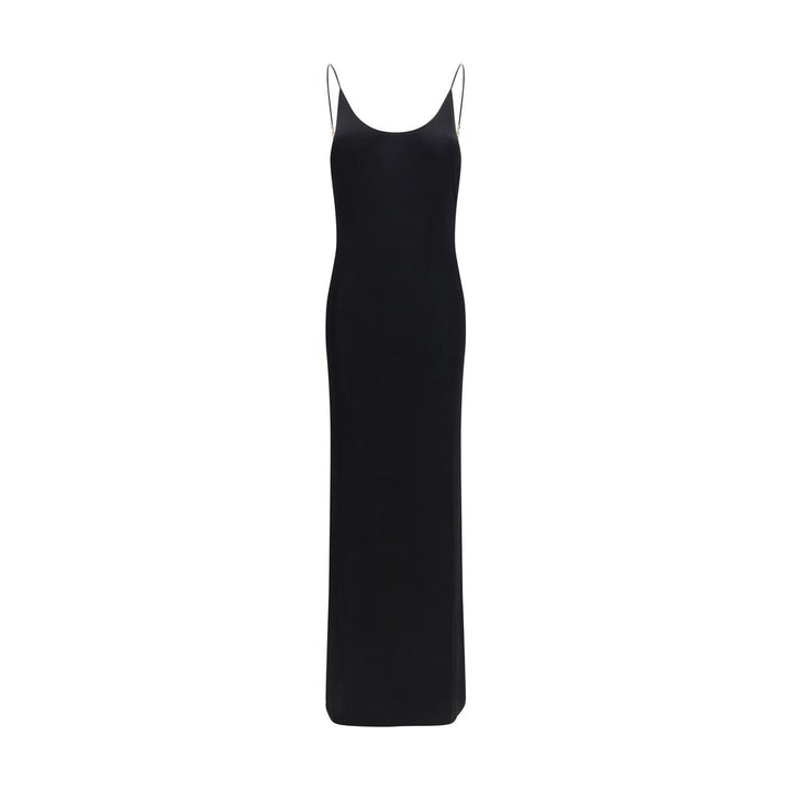 Saint Laurent Black Viscose Casual Dress