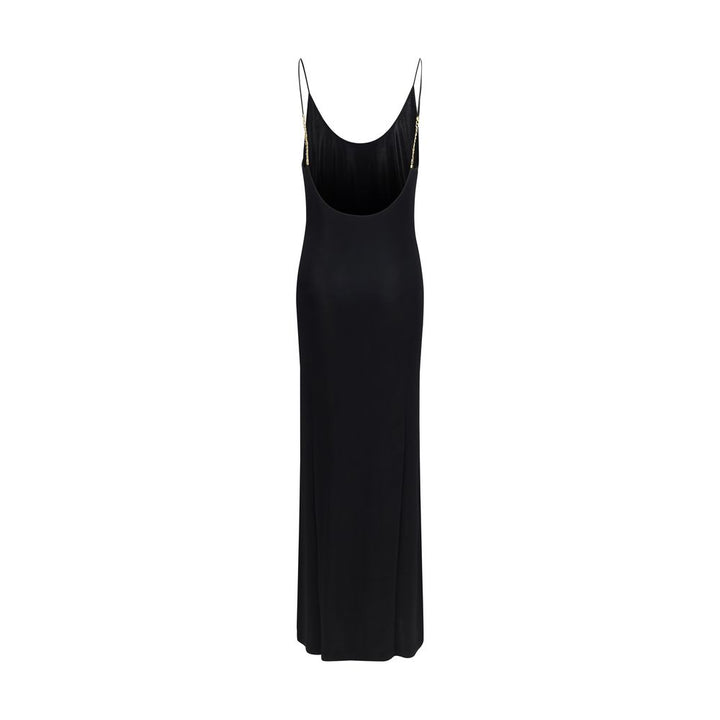 Saint Laurent Black Viscose Casual Dress