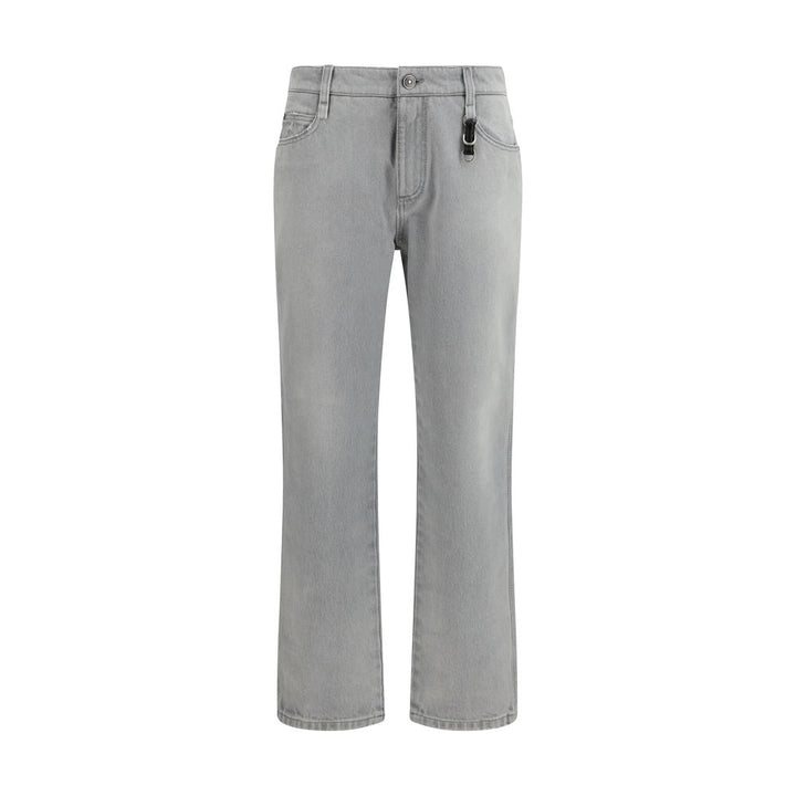 Ermanno Scervino Gray Cotton Boyfriend Jeans