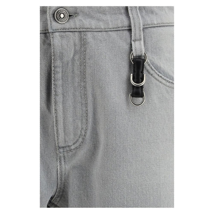 Ermanno Scervino Gray Cotton Boyfriend Jeans