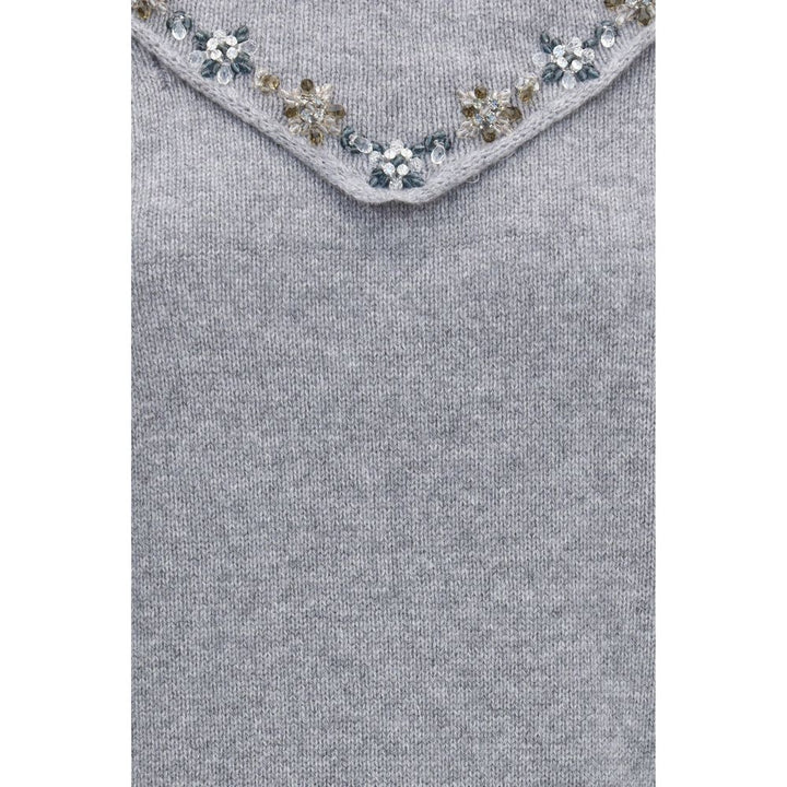 Prada Gray Cashmere Sweatshirt