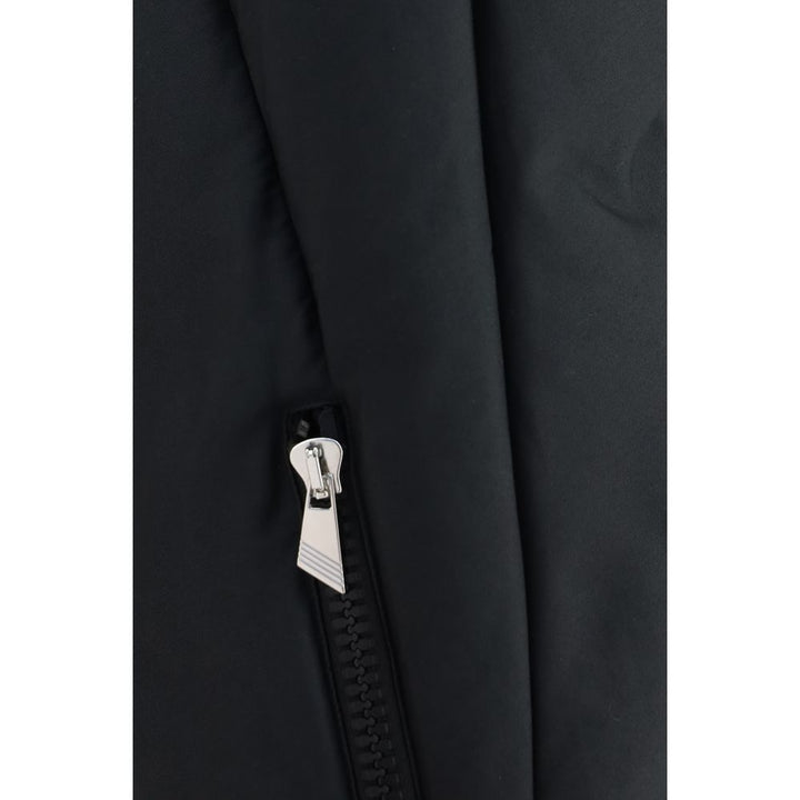 The Attico Black Cotton Shell Jacket