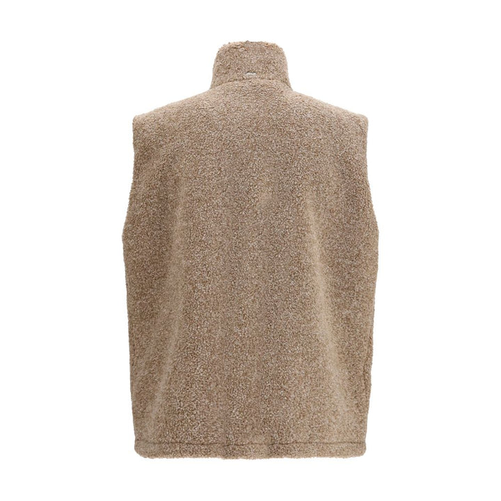 Herno Beige Polyester Sleeveless Jacket
