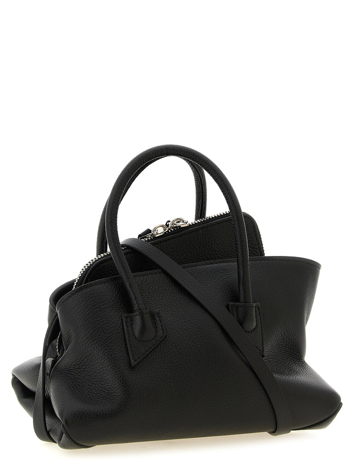 The Attico Black Bovine Leather Handbag