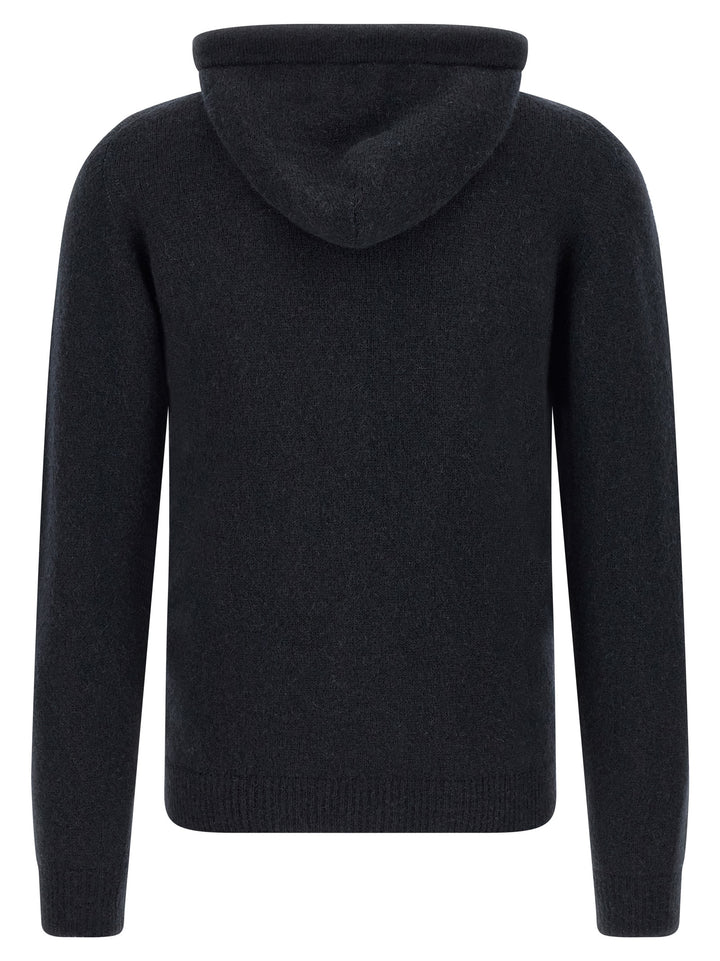 Roberto Collina Blue Wool Cardigan